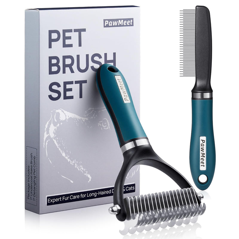 The Shed Kit — 2-in-1 Undercoat Rake & Deshedding Comb