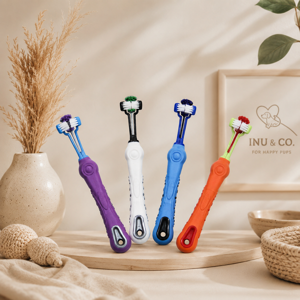 Three-sided dog toothbrush - Inu & Co