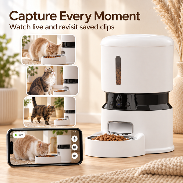 Smart Pet Feeder 1080P Camera